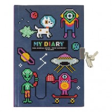 My Lockable Diary -  Pixel Space - Tiger Tribe